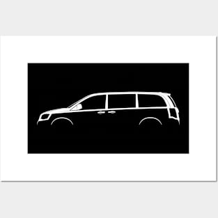 Dodge Grand Caravan RT (2011) Silhouette Posters and Art